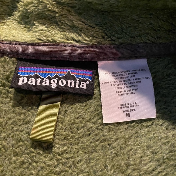 Patagonia zip up jacket Green Size Medium - Picture 4 of 4